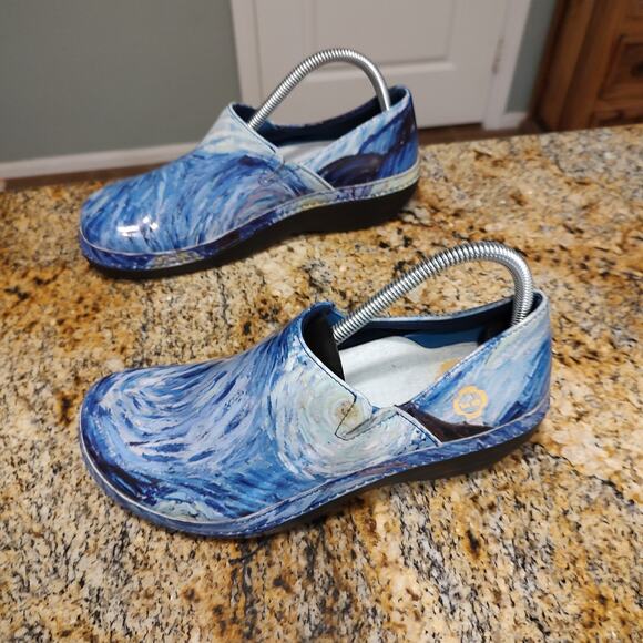 Timberland Van Gogh Starry Night Blue Slip-On Shoes Size 8.5M Style 92625 - Picture 4 of 12